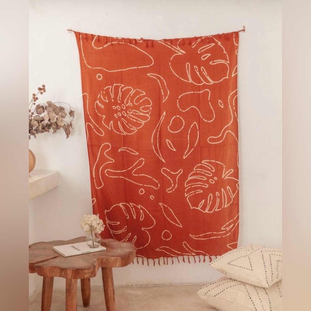 Versatile Bohemian Monstera Wall Tapestry